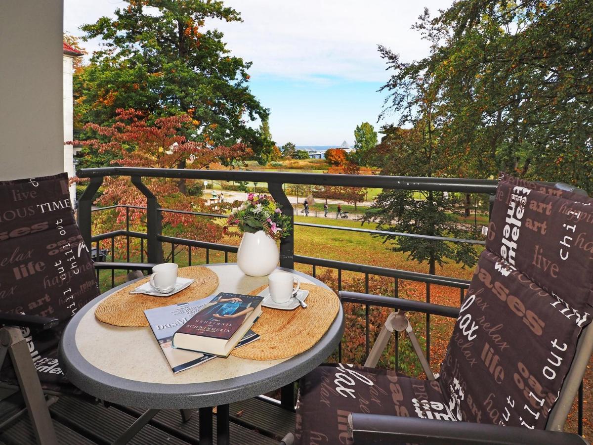 Kaiservillen Heringsdorf - Ferienwohnung Mit 1 Schlafzimmer Und Balkon Dr4 Exteriör bild