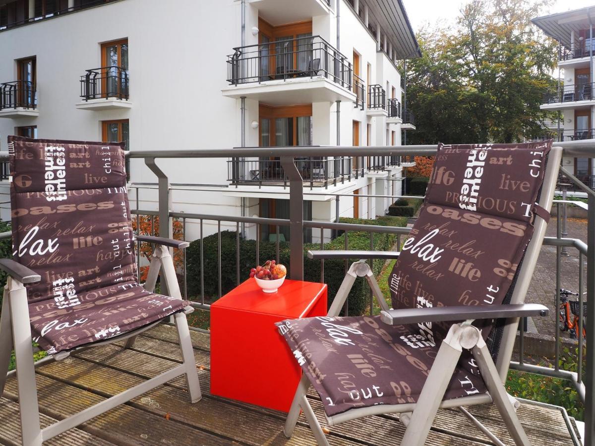 Kaiservillen Heringsdorf - Ferienwohnung Mit 1 Schlafzimmer Und Balkon Dr4 Exteriör bild